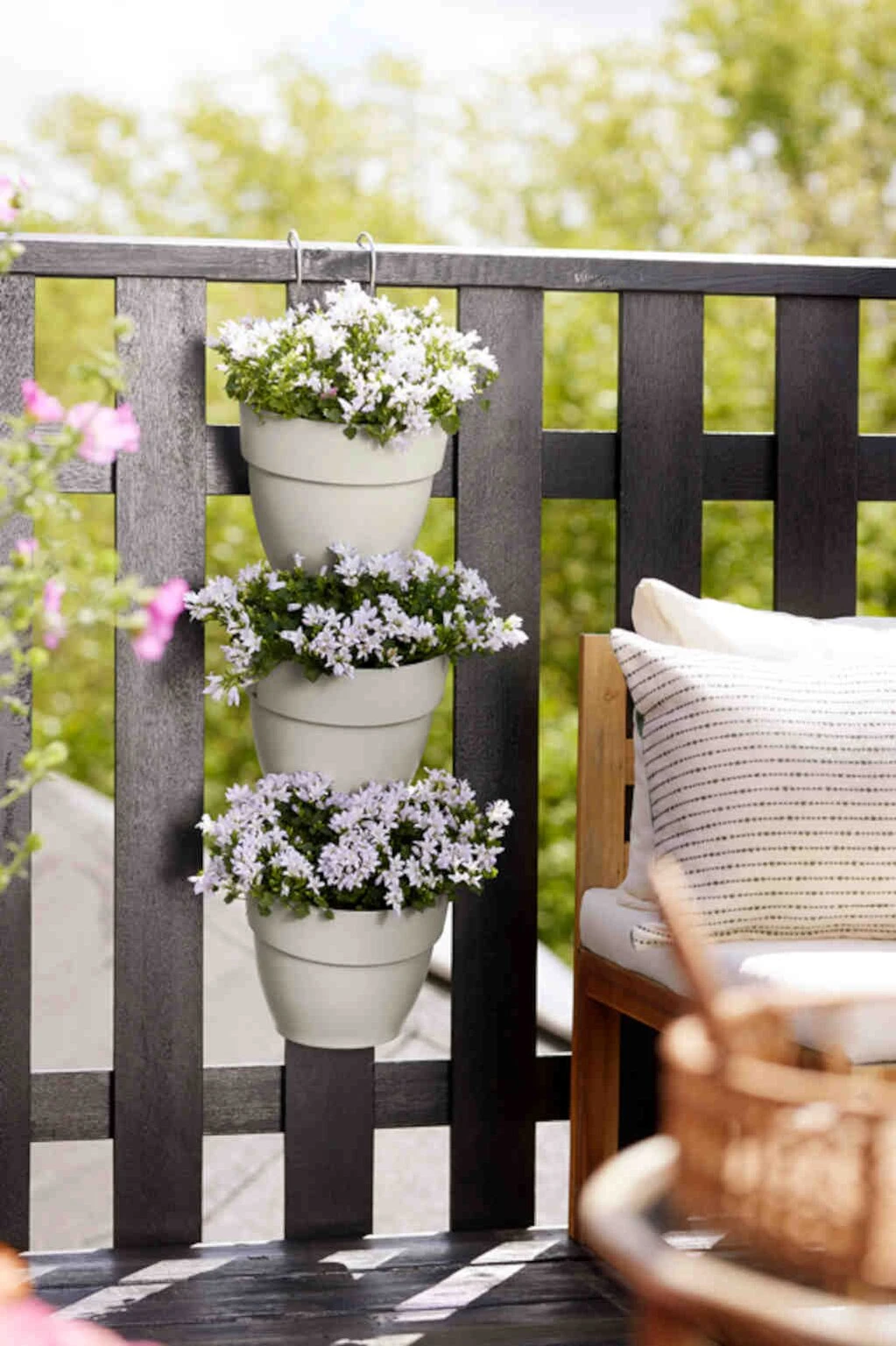 Elho Vibia Campana Vertical Forest Zijdewit - Afbeelding 5