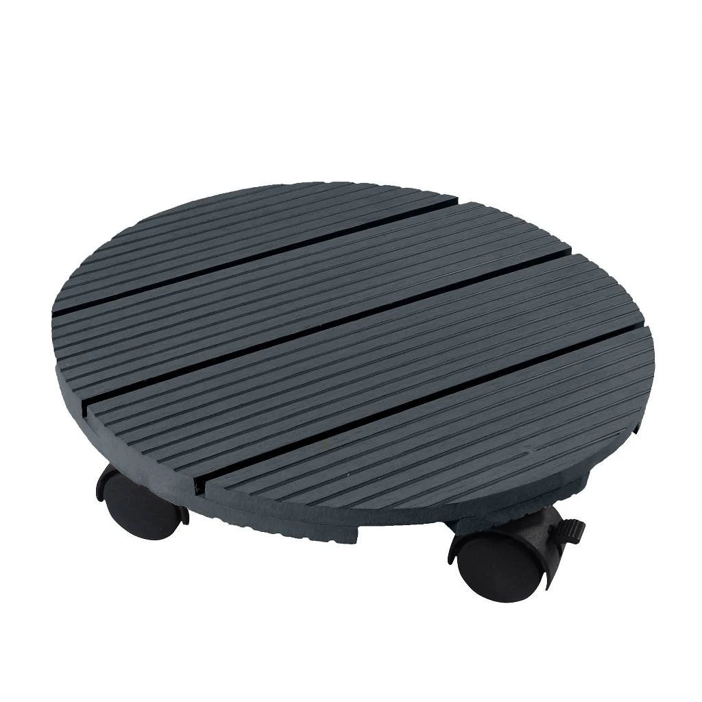 Nature Planttrolley Antraciet 30 Cm Rond