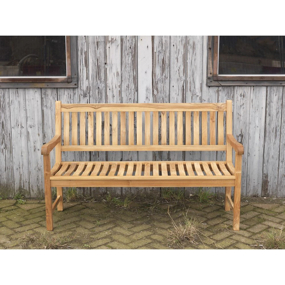 Exotan Comfort 3-zits Tuinbank FSC Teak - Afbeelding 4